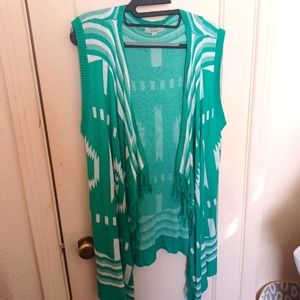 Umgee Sweater Vest Cardigan XL